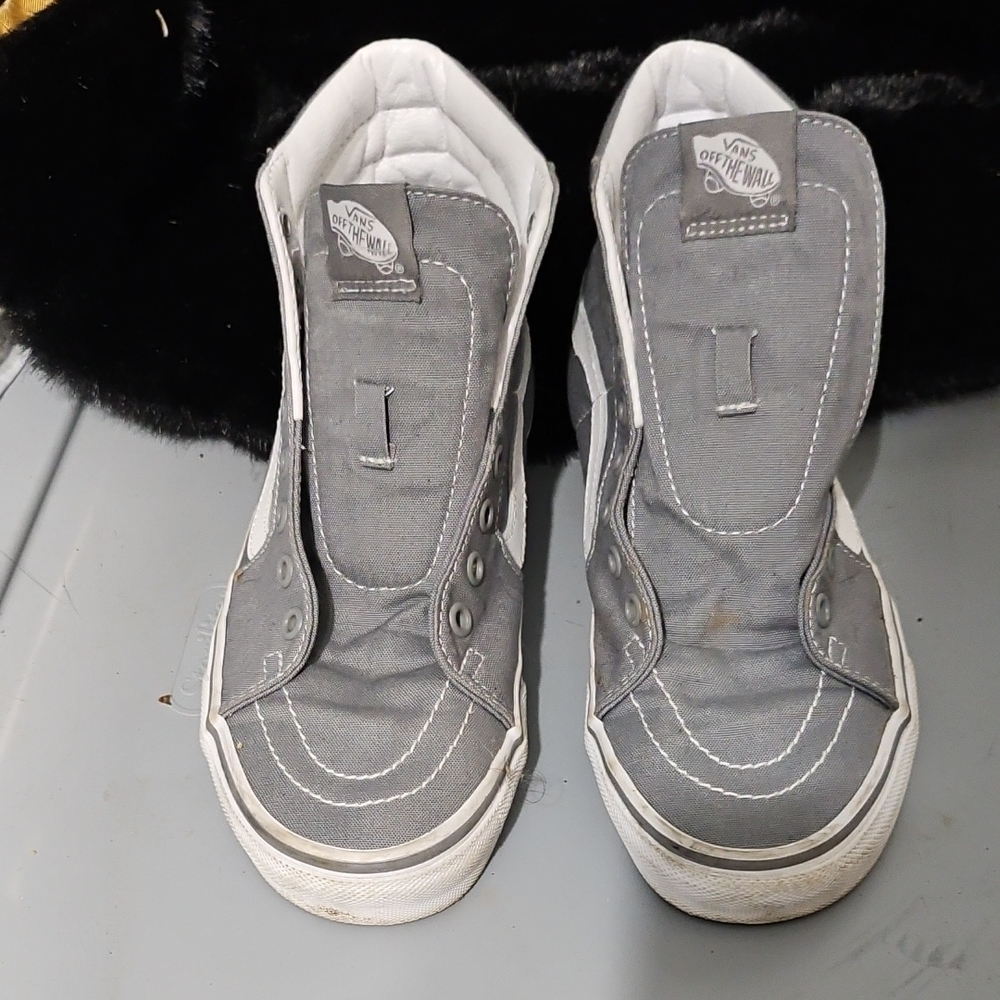 Vans Kids Charcoal High-Top Sneakers